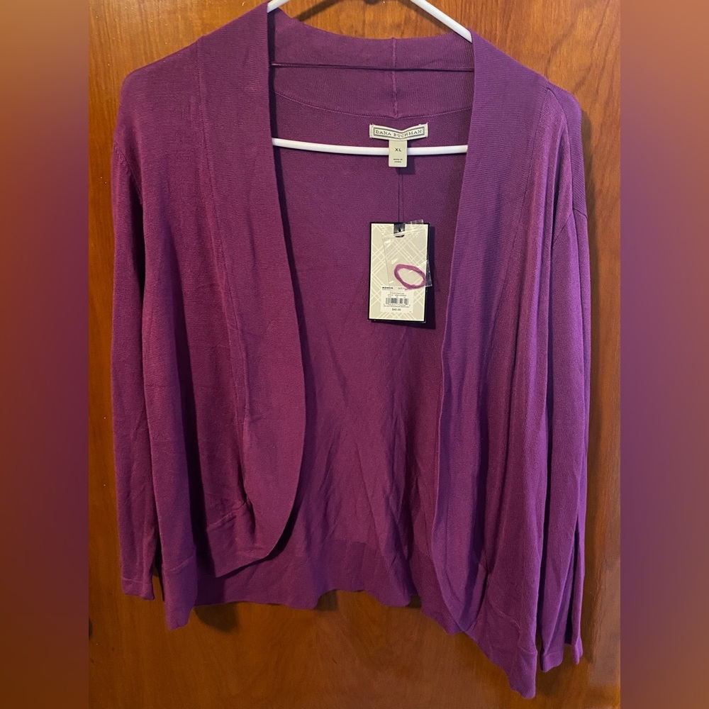 Brand New - XL - Dana Buchman Women’s Purple Sweater